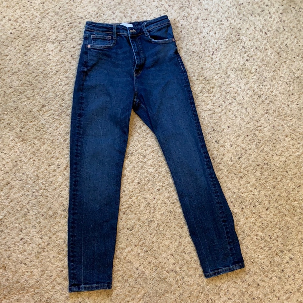 ZARA high waisted skinny jeans